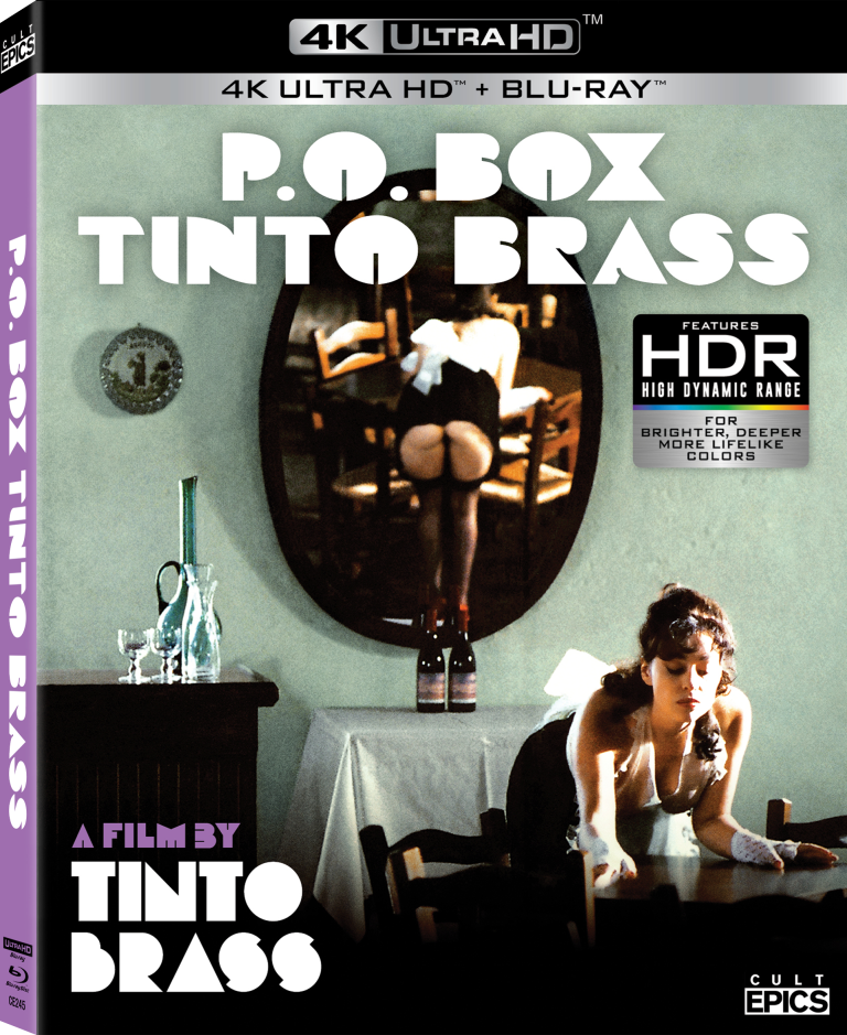 P.O. Box Tinto Brass 4K UHD+Blu-ray & Blu-ray Delivering This August!